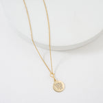 Load image into Gallery viewer, Virgo Horoscope Birth Sign Charm, 14k Solid Gold, Natural Diamonds, Zodiac Jewelry, Everyday Jewelry, Astrology Gift
