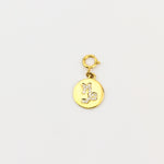 Load image into Gallery viewer, Capricorn Horoscope Birth Sign Charm, 14k Solid Gold, Natural Diamonds, Zodiac Jewelry, Everyday Jewelry, Astrology Gift for her
