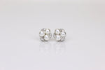 Load image into Gallery viewer, Pearl Stud Diamond Earrings In 14kt Solid Gold, Gemstone Earrings With Natural Diamonds, Gift for her
