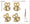 Load image into Gallery viewer, Kids Bee Diamond Stud Earrings, 14k Solid Gold, Natural Diamonds, Kids Jewelry, Gift for toddlers/girls/kids, Ready To Ship

