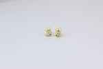Load image into Gallery viewer, Kids Bee Diamond Stud Earrings, 14k Solid Gold, Natural Diamonds, Kids Jewelry, Gift for toddlers, girls and kids
