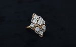 Load image into Gallery viewer, Cocktail Diamond Ring in 14k Solid Gold, Natural Diamonds, Gift for her
