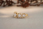 Load image into Gallery viewer, Diamond Band Ring In 14k Solid Gold, Illusion Setting With Natural Diamonds, Gift for Women
