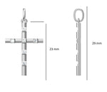 Load image into Gallery viewer, Cross Diamond Pendant, 14k Solid Gold, Natural Diamonds, Religious Jewelry, Gift For Her
