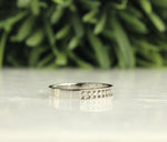 Load image into Gallery viewer, Round Diamond Band Ring, 14k Solid Gold, Supporting Diamond Band,  Natural Diamonds, Gift for her, Everyday Jewelry
