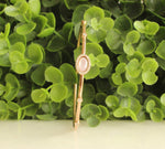 Load image into Gallery viewer, Ellipse Dual Styling Diamond Bracelet, 14k Solid Gold, Natural Diamonds, Mother Of Pearl, Gift For Her
