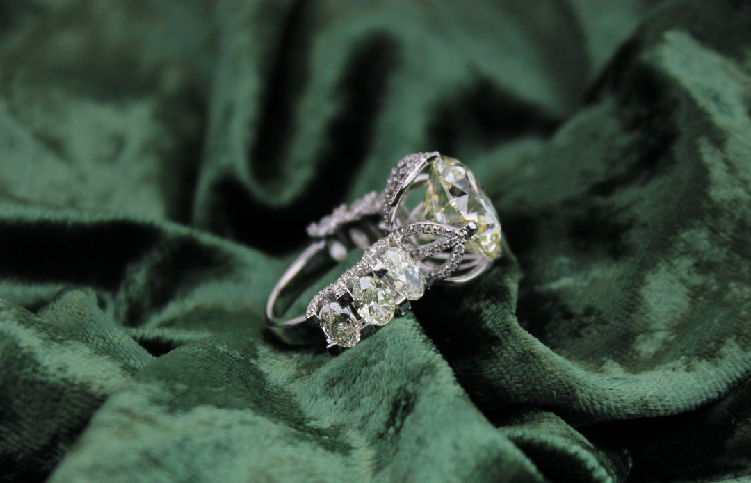 Round Solitaire Diamond Ring, Wedding Engagement Ring, 14k Solid Gold, Moissanite Ring, Gallery Ring Gift For Her