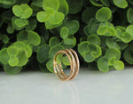 Load image into Gallery viewer, Twist Diamond Ring In 14K Solid Gold, Criss Cross Ring With Natural Diamonds, Gift for Women
