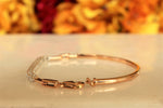 Load image into Gallery viewer, 14k Solid Gold Diamond Stackable Bracelet, Flexible Tennis Bracelet, Natural Diamonds, Half Tennis Bracelet, Gift for her
