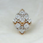 Load image into Gallery viewer, Cocktail Diamond Ring in 14k Solid Gold, Natural Diamonds, Gift for her
