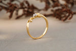 Load image into Gallery viewer, Diamond Love Ring In 14K Solid Gold, Proposal Ring With Natural Diamonds, Gift for Her
