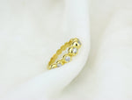 Load image into Gallery viewer, Bubble Design Diamonds Ring, Supporting Ring, Eternity Band, 14k Solid Gold, Natural Diamonds,  Perfect Gift For Her

