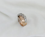 Load image into Gallery viewer, Diamond Band Ring In 14k Solid Gold, Marquise Design With Natural Diamonds, Gift for Women
