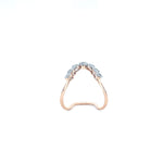 Load image into Gallery viewer, Vancki Diamond Ring, 14k Solid Gold, Natural Diamonds, Cocktail Ring, Gift for her, Unique Design
