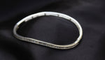Load image into Gallery viewer, Baguette Diamond Bracelet With Wavy Design, 14k Solid Gold, Natural Diamonds, Gift for her
