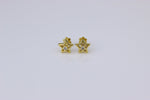 Load image into Gallery viewer, Kids Hollow Star Diamond Stud Earrings, 14k Solid Gold, Natural Diamonds, Kids jewelry, Gift for toddlers, girls and kids
