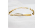 Load image into Gallery viewer, Baguette Diamond Bracelet With Wavy Design, 14k Solid Gold, Natural Diamonds, Gift for her
