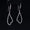 Load image into Gallery viewer, Dangle Diamond Earrings In 18k Solid Gold, Heart Earrings With Natural Diamonds, Gift for her
