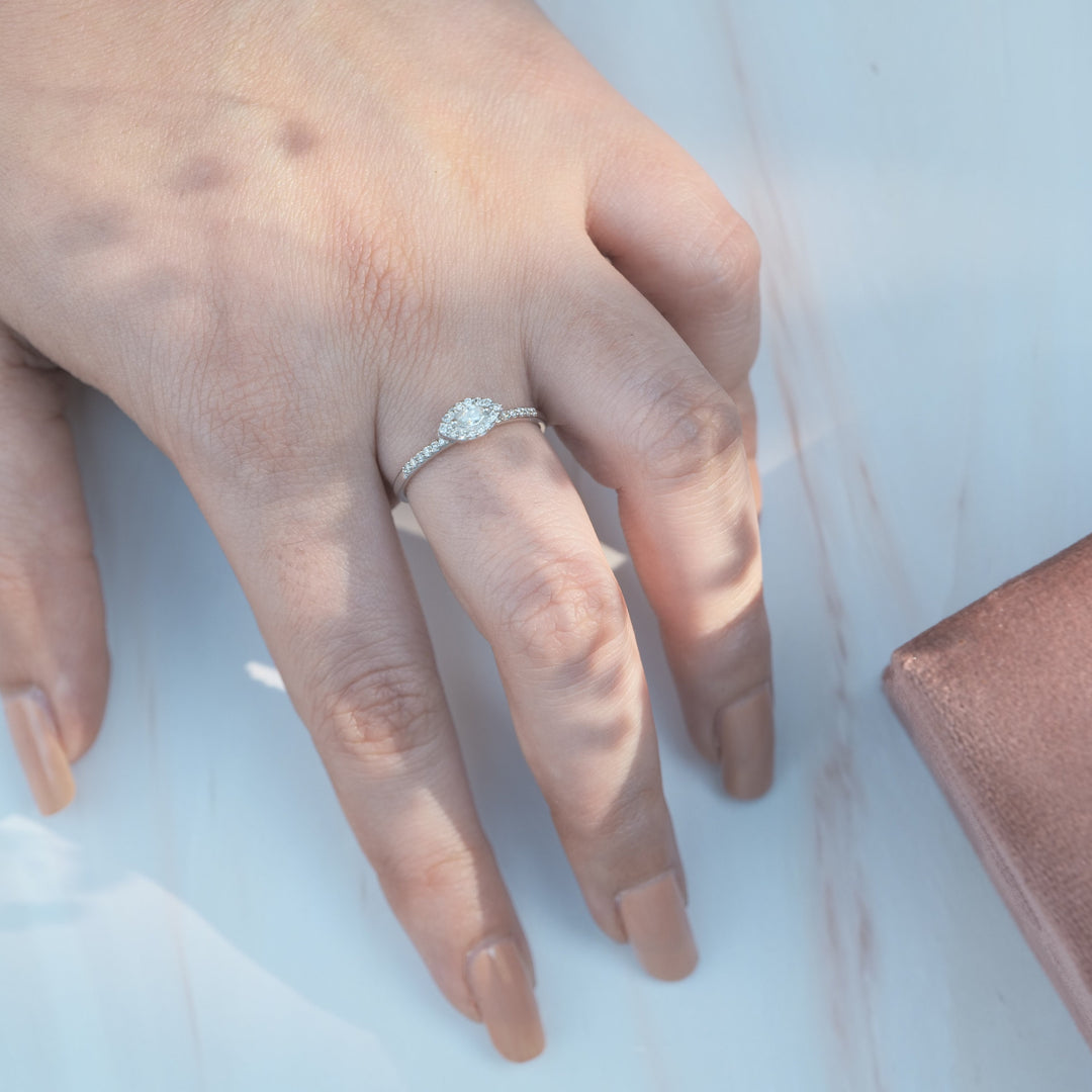 Marquise Diamond Wedding Ring, 14K Solid Gold, Natural Diamonds, Ready To Ship, Women&#39;s Day Gift