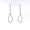 Load image into Gallery viewer, Dangle Diamond Earrings In 18k Solid Gold, Heart Earrings With Natural Diamonds, Gift for her
