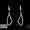 Load image into Gallery viewer, Dangle Diamond Earrings In 18k Solid Gold, Heart Earrings With Natural Diamonds, Gift for her
