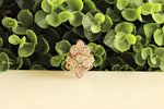 Load image into Gallery viewer, Cocktail Diamond Ring in 14k Solid Gold, Natural Diamonds, Gift for her
