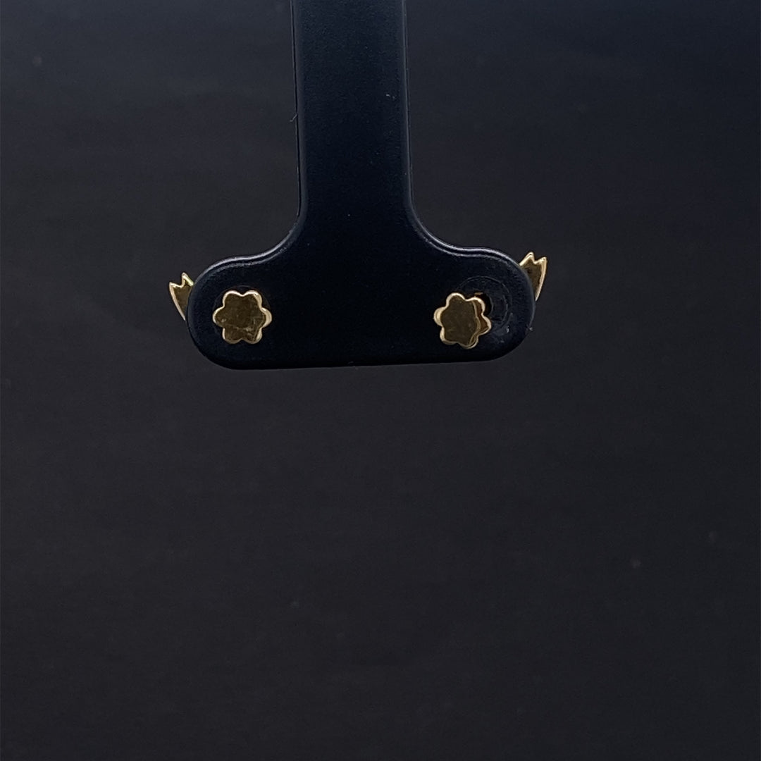 Kids Bird Diamond Stud Earrings, 14k Solid Gold, Natural Diamonds, Kids jewelry, Gift for toddlers, girls and kids