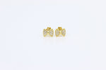 Load image into Gallery viewer, Kids Bow Diamond Stud Earrings, 14k Solid Gold, Natural Diamonds, Kids jewelry, Gift for toddlers, girls and kids
