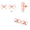 Load image into Gallery viewer, Kids Bow Diamond Stud Earrings, 14k Solid Gold With Enameling, Natural Diamonds, Kids Jewelry, Gift for toddlers/girls/kids, Ready To Ship
