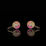 Load image into Gallery viewer, Kids Lollipop Diamond Stud Earrings, 14k Solid Gold With Enameling, Natural Diamonds, Kids Jewelry, Gift for toddlers, girls and kids
