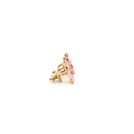 Load image into Gallery viewer, Kids Kitty Diamond Stud Earrings, 14k Solid Gold With Enameling, Natural Diamonds, Kids jewelry, Gift for toddlers, girls and kids
