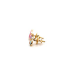 Load image into Gallery viewer, Kids Fish Diamond Stud Earrings, 14k Solid Gold With Enameling, Natural Diamonds, Kids jewelry, Gift for toddlers, girls and kids
