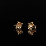 Load image into Gallery viewer, Kids Fish Diamond Stud Earrings, 14k Solid Gold With Enameling, Natural Diamonds, Kids jewelry, Gift for toddlers, girls and kids
