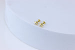 Load image into Gallery viewer, Kids Starry Diamond Stud Earrings, 14k Solid Gold, Natural Diamonds, Kids jewelry, Gift for toddlers, girls and kids
