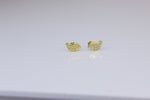 Load image into Gallery viewer, Kids Bird Diamond Stud Earrings, 14k Solid Gold, Natural Diamonds, Kids jewelry, Gift for toddlers, girls and kids

