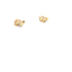 Load image into Gallery viewer, Kids Winged Heart Diamond Stud Earrings, 14k Solid Gold, Natural Diamonds, Kids Jewelry, Gift for toddlers, girls and kids
