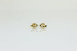 Load image into Gallery viewer, Kids Winged Heart Diamond Stud Earrings, 14k Solid Gold, Natural Diamonds, Kids Jewelry, Gift for toddlers, girls and kids
