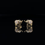 Load image into Gallery viewer, Kids Elephant Diamond Stud Earrings, 14k Solid Gold, Natural Diamonds, Kids jewelry, Gift for toddlers, girls and kids
