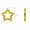Load image into Gallery viewer, Kids Sparkling Star Diamond Stud Earrings, 14k Solid Gold, Natural Diamonds, Kids jewelry, Gift for toddlers, girls and kids Gift For Her
