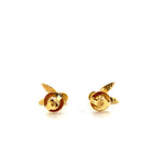 Load image into Gallery viewer, Kids Enameled Bunny Ears Diamond Stud Earrings, 14k Solid Gold, Natural Diamonds, Kids jewelry, Gift for toddlers, girls and kids
