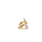 Load image into Gallery viewer, Kids Heart Diamond Stud Earrings, 14k Solid Gold, Natural Diamonds, Kids Jewelry, Gift for toddlers, girls and kids
