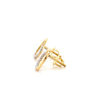 Load image into Gallery viewer, Kids Hollow Heart Design Diamond Stud Earrings, 14k Solid Gold, Natural Diamonds, Kids Jewelry, Gift for toddlers, girls and kids
