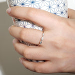 Load image into Gallery viewer, Twisted Diamond Ring, 14k Solid Gold, Natural Diamonds, Gift for her, Everyday Stackable Jewelry, Dainty Stacking Ring
