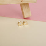 Load image into Gallery viewer, Kids Blossom Diamond Stud Earrings, 14k Solid Gold, Natural Diamonds, Kids jewelry, Gift for toddlers, girls and kids
