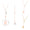 Load image into Gallery viewer, Personalized Bold Initial Lariat Diamond Necklace, 14k Solid Gold, Natural Diamonds, Bezel Drop Letter Jewelry, Minimalist Everyday Jewelry
