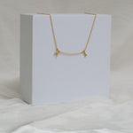 Load image into Gallery viewer, Personalized Initials Charm Diamond Necklace, 14k Solid Gold, Natural Diamonds, Stacking Customized Necklace, Minimalist Everyday Jewelry
