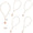 Load image into Gallery viewer, Personalized Initial Lariat Diamond Necklace, 14k Solid Gold, Natural Diamonds, Custom Minimalist Jewelry, Stacking Disc Letter Necklace
