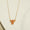 Load image into Gallery viewer, Personalized Initial Halo Diamond Enamel Necklace, 14k Solid Gold, Natural Diamonds, Minimalist Custom Jewelry, Everyday Layering Jewelry

