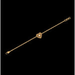 Load image into Gallery viewer, Heart Medallion Diamond Bracelet, 14k Solid Gold, Natural Diamonds, Custom Jewelry, Chain Bracelet, Gift For Her
