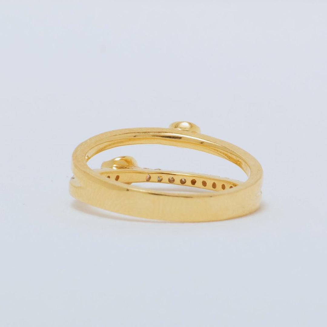 Diamond Engagement Ring, 14K Solid Gold, Split Band Diamond Ring, Natural Diamonds, Promise Ring, Proposal Stacking Ring, Gift For Her
